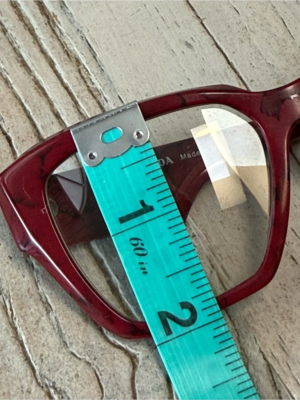 Prada VPR 09Z Etruscan Marble Burgundy Cat Eye Eyeglasses Frames